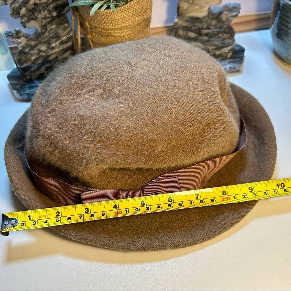 VNTG Kangol Brown Wool Hat - Picture 7 of 12